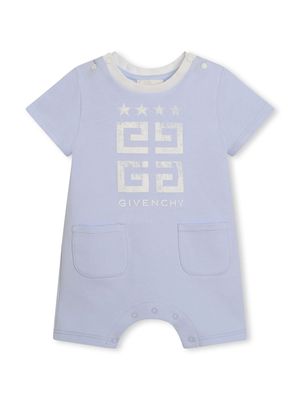 Givenchy Kids 4G-print cotton pajamas - Blue