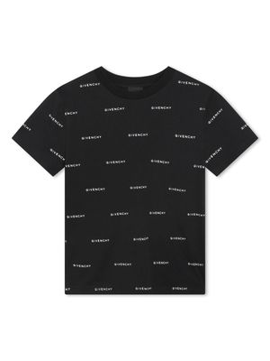 Givenchy Kids 4G-print cotton T-shirt - Black