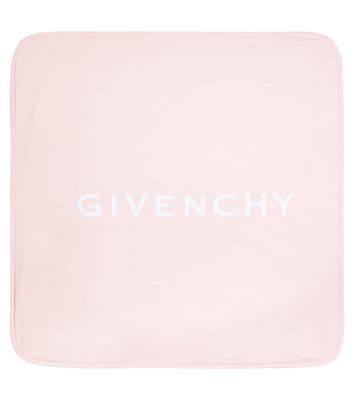 Givenchy Kids Baby logo cotton blanket