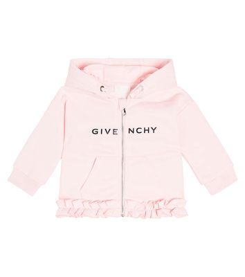 Givenchy Kids Baby logo cotton-blend jersey hoodie