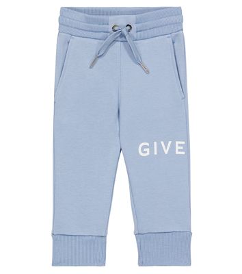 Givenchy Kids Baby logo cotton-blend sweatpants