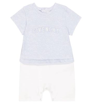 Givenchy Kids Baby logo cotton playsuit