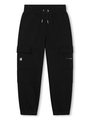 Givenchy Kids cargo-pocket track pants - Black