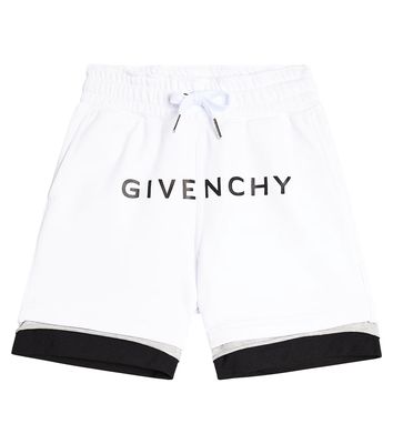 Givenchy Kids Cotton blend shorts