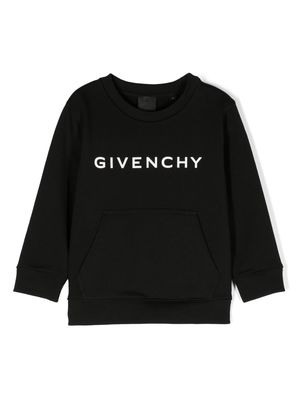 Givenchy Kids Disney- motif logo sweatshirt - Black