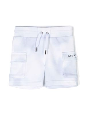 Givenchy Kids drawstring bermuda shorts - White