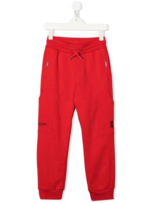 Givenchy Kids embroidered-logo track pants