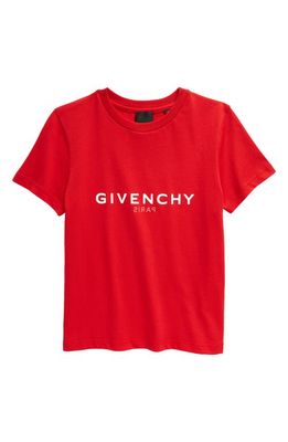 GIVENCHY KIDS Kids' 4G Logo Cotton Graphic T-Shirt in Bright Red
