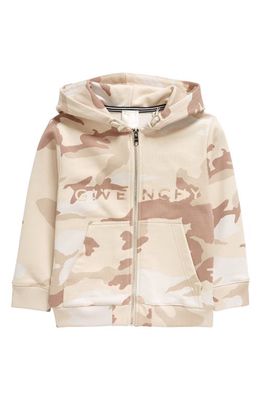 GIVENCHY KIDS Kids' Camouflage 4G Logo Patch Zip Hoodie in Z40-Unique