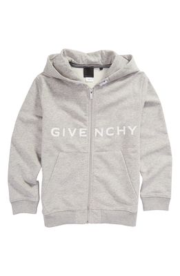 Givenchy Kids Kids' Logo Graphic Hoodie in A01 Grey Marl