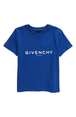 GIVENCHY KIDS Kids' Logo Graphic Tee in 865-Electric Blue