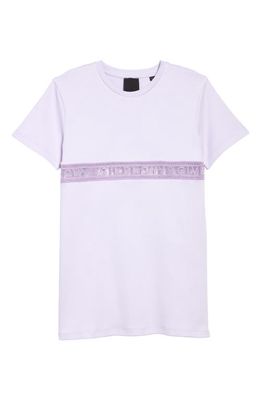 GIVENCHY KIDS Kids' Logo Inset Cotton T-Shirt Dress in 935-Lilac