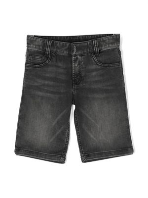 Givenchy Kids knee-length denim shorts - Black