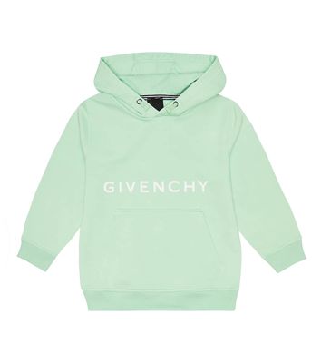 Givenchy Kids Logo cotton-blend jersey hoodie