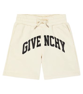 Givenchy Kids Logo cotton-blend jersey shorts