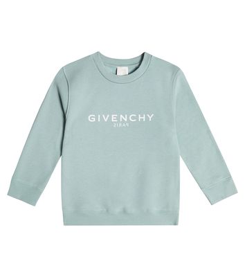 Givenchy Kids Logo cotton-blend jersey sweatshirt