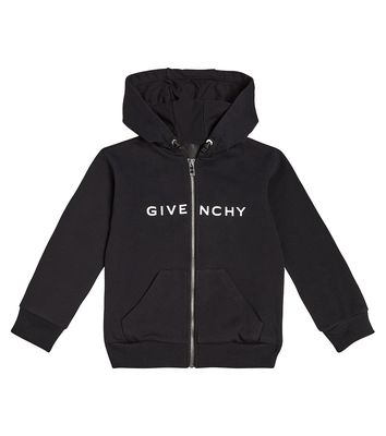 Givenchy Kids Logo cotton-blend jersey track jacket