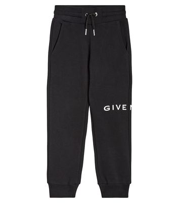 Givenchy Kids Logo cotton-blend jersey track pants