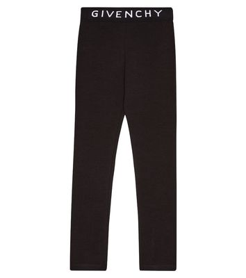 Givenchy Kids Logo cotton-blend leggings