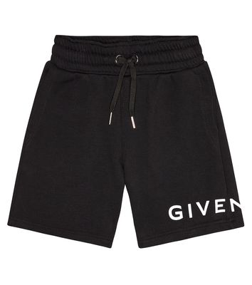Givenchy Kids Logo cotton-blend shorts