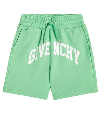 Givenchy Kids Logo cotton jersey shorts