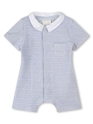 Givenchy Kids logo-embroidered cotton pajamas - Blue