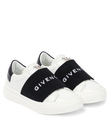 Givenchy Kids Logo leather sneakers