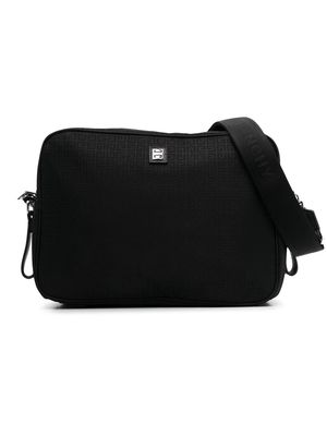 Givenchy Kids logo-patch zipped baby changing bag - Black