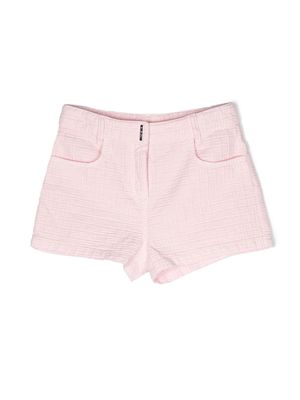 Givenchy Kids logo-print jacquard shorts - Pink