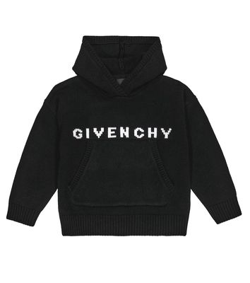 Givenchy Kids Logo wool and cashmere hoodie