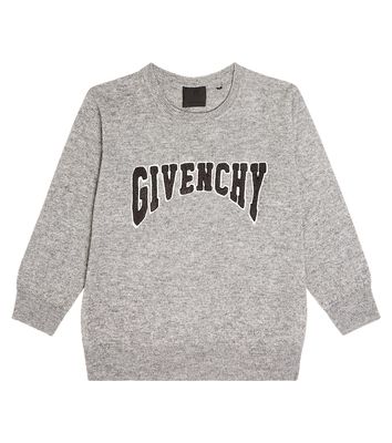 Givenchy Kids Logo wool and cashmere sweater
