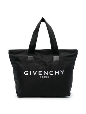 Givenchy Kids monogram-pattern changing bag - Black