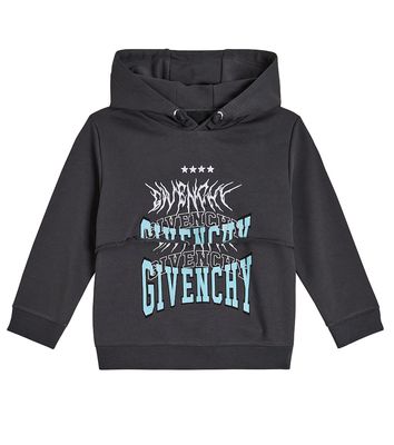 Givenchy Kids Printed cotton-blend hoodie