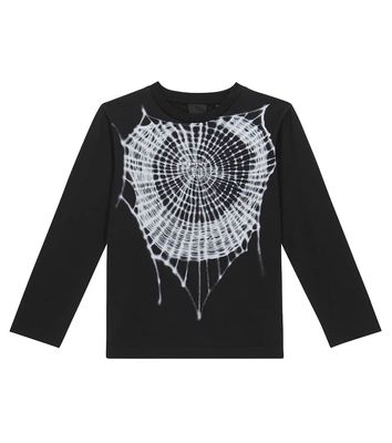 Givenchy Kids Printed cotton jersey top