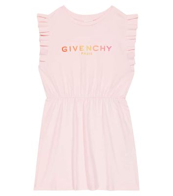 Givenchy Kids Ruffle-trimmed cotton dress