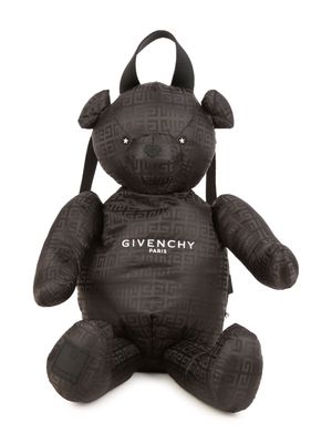 Givenchy Kids Teddy 4G-jacquard backpack - Black