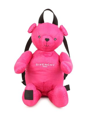 Givenchy Kids Teddy 4G-jacquard backpack - Pink