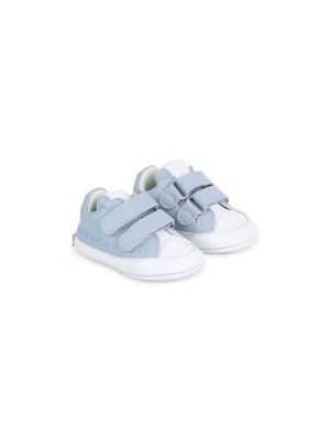 Givenchy Kids touch-strap leather sneakers - Blue