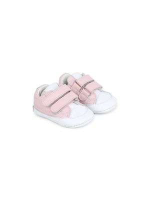 Givenchy Kids touch-strap leather sneakers - Pink