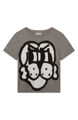 GIVENCHY KIDS x Chito Kids' Bart Dog Cotton Graphic Tee in A47-Greymarl