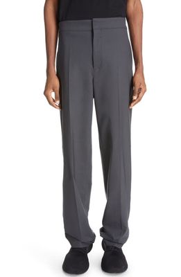 Givenchy Knee Darts Wool Blend Pants in Charcoal