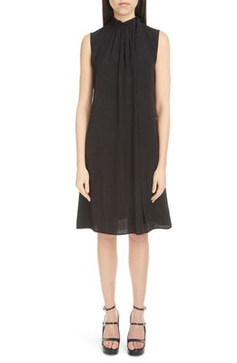 Givenchy Lavaliere 4G Jacquard Sleeveless Dress in Black