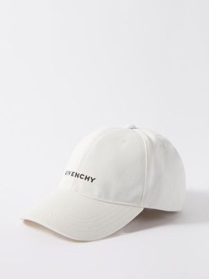 Givenchy - Logo-embroidered Cotton-blend Baseball Cap - Mens - White