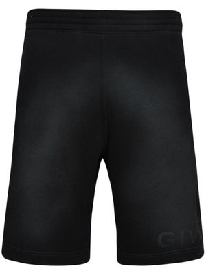 Givenchy logo-print cotton bermuda shorts - Black