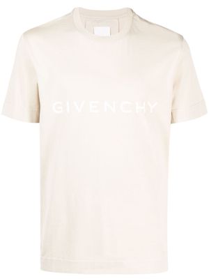 Givenchy logo-print cotton T-shirt - Neutrals
