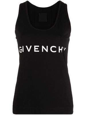 Givenchy logo print tank top - Black