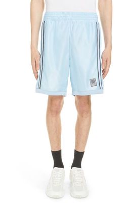 Givenchy Mesh Basketball Shorts in Light Blue