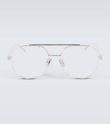 Givenchy Metal-frame aviator glasses