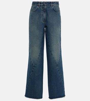 Givenchy Mid-rise wide-leg jeans