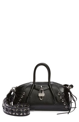 Givenchy Mini Antigona Stretch Leather Satchel in Black